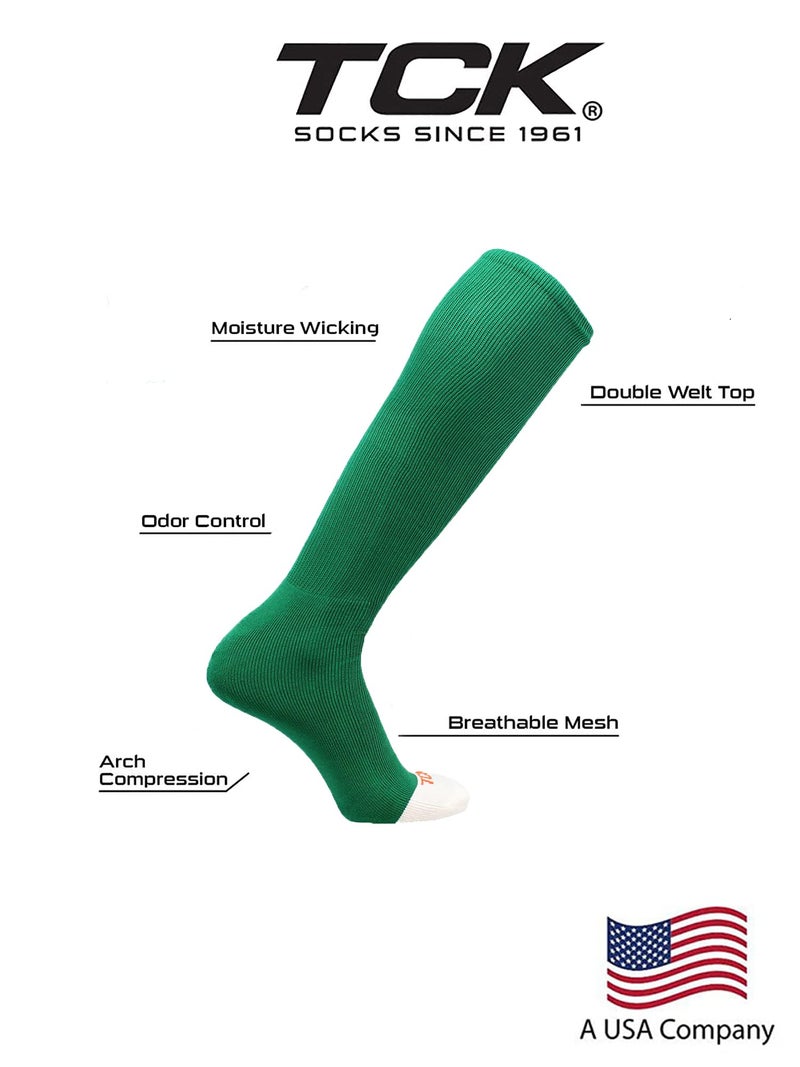 TCK Prosport Performance Tube Socks (Kelly Green, Medium) - Image 3
